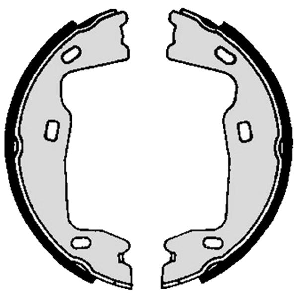 Тормозные колодки Brembo S 59 521 задние/ барабанные photo 2