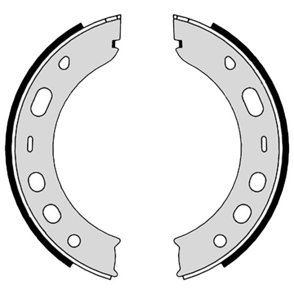Тормозные колодки Brembo S 65 503 задние/ барабанные photo 2 Тормозные колодки Brembo S 65 503 задние/ барабанные photo 2