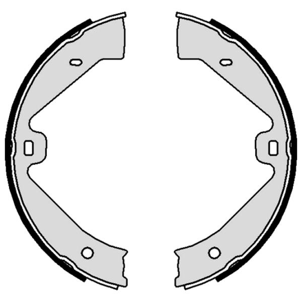 Тормозные колодки Brembo S 65 505 задние/ барабанные photo 2