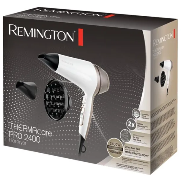 Uscător de păr Remington D5720 2200 W / White photo 6
