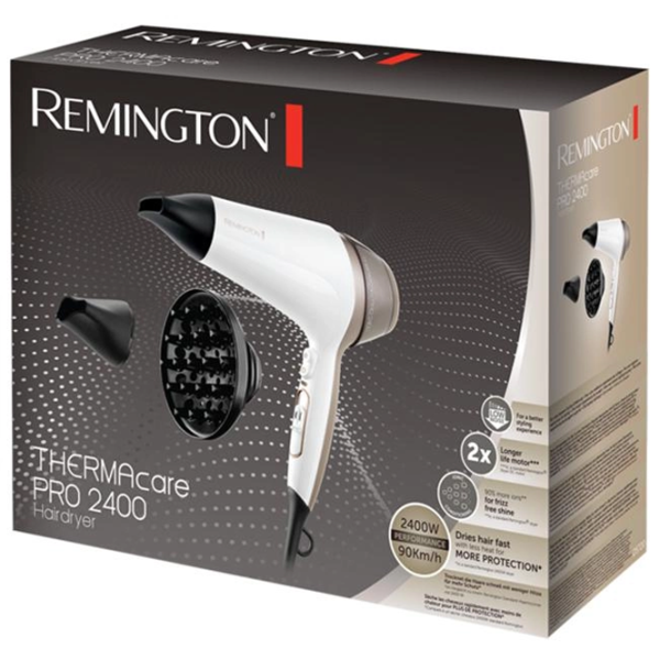 Uscător de păr Remington D5720 2200 W / White photo 6