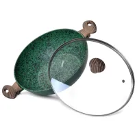 Сковорода Fissman Malachite 4309 Вок / 30 см / Зеленый photo 2