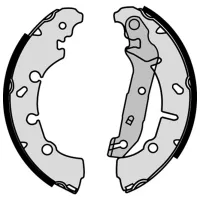 Plăcuțe de frână Brembo S 24 532 spate/ tobă photo 2