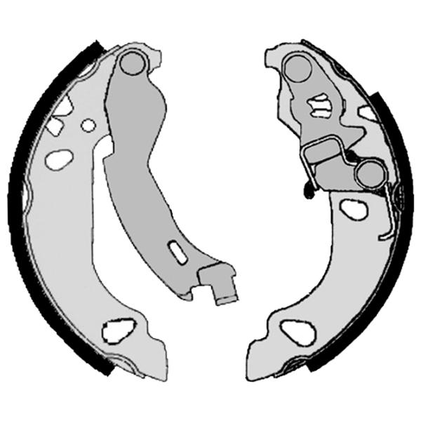 Тормозные колодки Brembo S 23 522 задние/ барабанные photo 2 Тормозные колодки Brembo S 23 522 задние/ барабанные photo 2