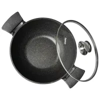 Кастрюля Fissman 14321 7.7 л Алюминий/ Черный photo 4