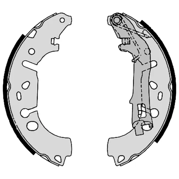 Тормозные колодки Brembo S 23 531 задние/ барабанные photo 2 Тормозные колодки Brembo S 23 531 задние/ барабанные photo 2
