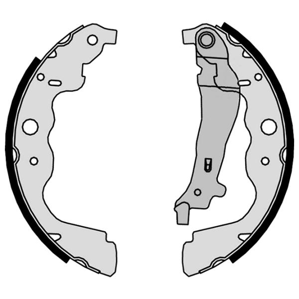 Тормозные колодки Brembo S 68 546 задние/ барабанные photo 2 Тормозные колодки Brembo S 68 546 задние/ барабанные photo 2
