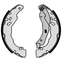 Plăcuțe de frână Brembo S 61 544 spate/ tobă photo 2