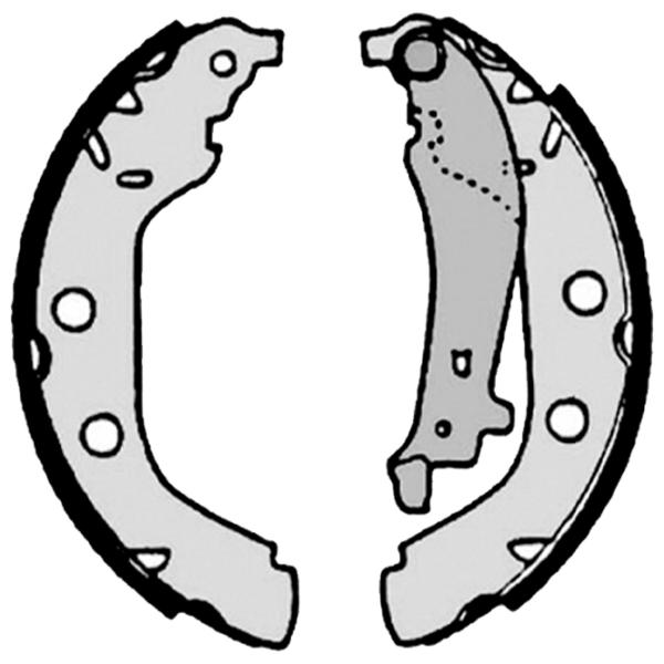 Тормозные колодки Brembo S 61 523 задние/ барабанные photo 2