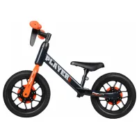 Bicicletă fără pedale Qplay Player 12" Oțel/ Orange Black photo 2