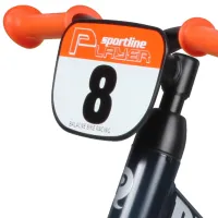 Bicicletă fără pedale Qplay Player 12" Oțel/ Orange Black photo 4