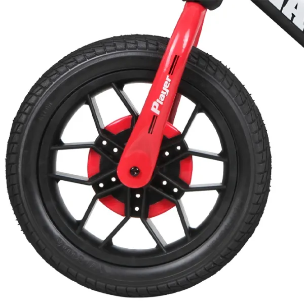 Bicicletă fără pedale Qplay Player 12" Oțel/ Red Black photo 3 Bicicletă fără pedale Qplay Player 12" Oțel/ Red Black photo 3