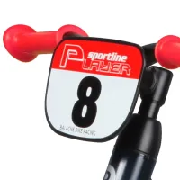 Bicicletă fără pedale Qplay Player 12" Oțel/ Red Black photo 4