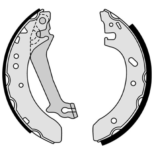 Тормозные колодки Brembo S 23 578 задние/ барабанные photo 2