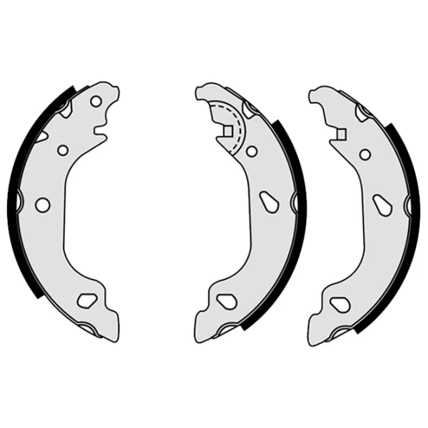 Тормозные колодки Brembo S 23 551 задние/ барабанные photo 2 Тормозные колодки Brembo S 23 551 задние/ барабанные photo 2