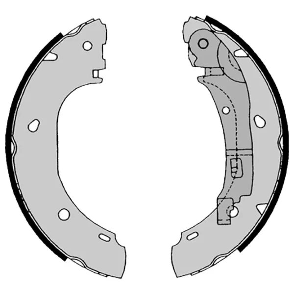 Тормозные колодки Brembo S 23 525 задние/ барабанные photo 2