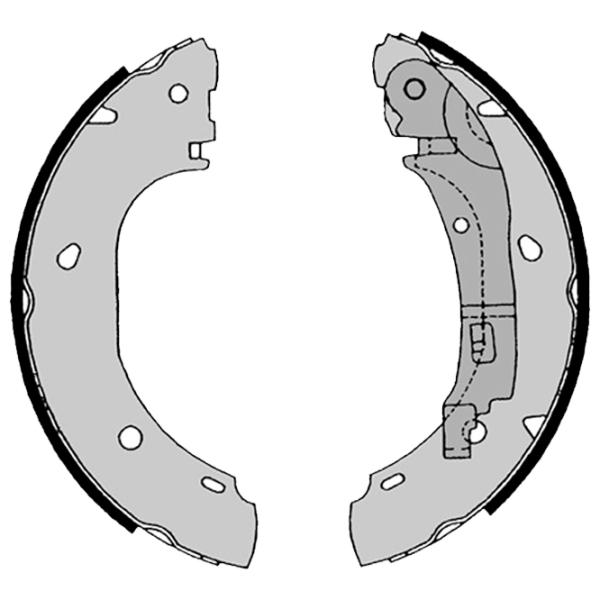 Тормозные колодки Brembo S 23 525 задние/ барабанные photo 2