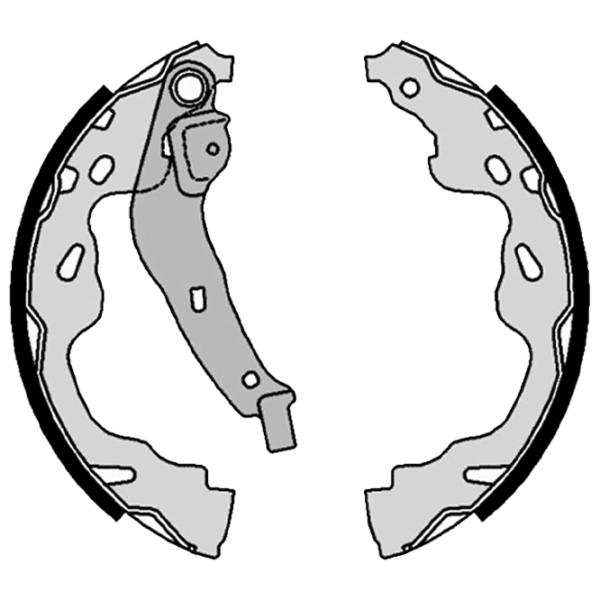 Тормозные колодки Brembo S 83 509 задние/ барабанные photo 2