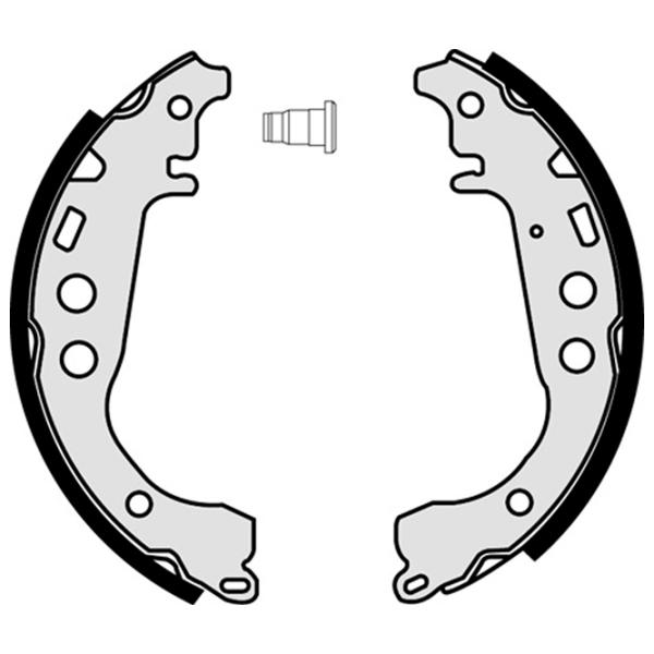 Тормозные колодки Brembo S 83 508 задние/ барабанные photo 2 Тормозные колодки Brembo S 83 508 задние/ барабанные photo 2