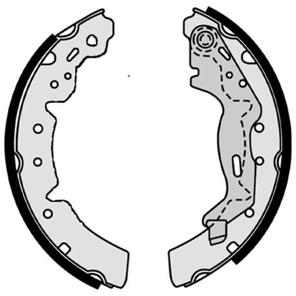 Тормозные колодки Brembo S 83 510 задние/ барабанные photo 2