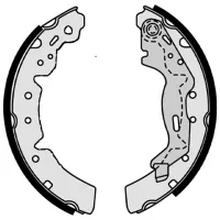 Plăcuțe de frână Brembo S 83 510 spate/ tobă photo 2