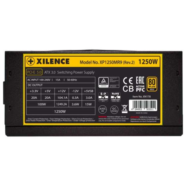 Блок питания Xilence XP1250MR9.2 80+ Gold/ 1250 Вт photo 3