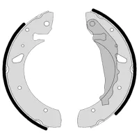 Plăcuțe de frână Brembo S 83 507 spate/ tobă photo 2