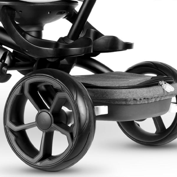 Triciclu Qplay Prime NEW 25 kg/ Gray photo 3 Triciclu Qplay Prime NEW 25 kg/ Gray photo 3