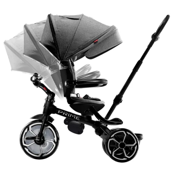 Triciclu Qplay Prime NEW 25 kg/ Gray photo 4 Triciclu Qplay Prime NEW 25 kg/ Gray photo 4