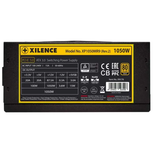 Sursă de alimentare Xilence XP1050MR9.2 80+ Gold/ 1050 W photo 3