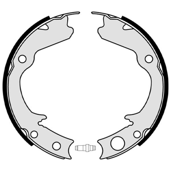 Тормозные колодки Brembo S 78 508 задние/ барабанные photo 2 Тормозные колодки Brembo S 78 508 задние/ барабанные photo 2