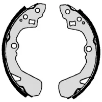 Plăcuțe de frână Brembo S 79 515 spate/ tobă photo 2