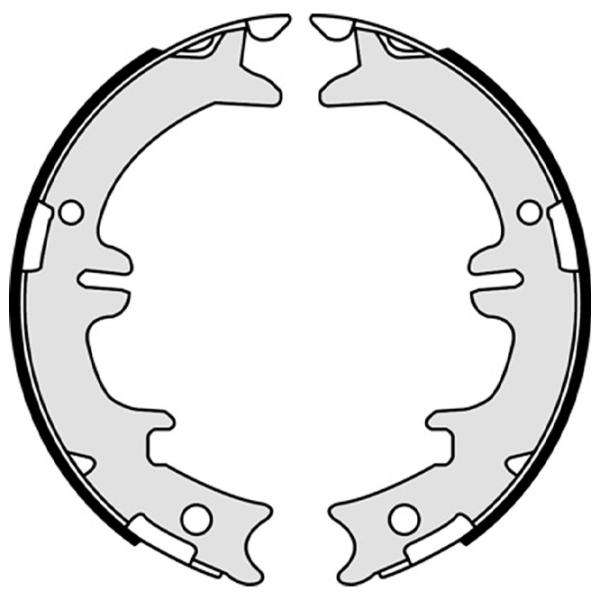 Тормозные колодки Brembo S 83 542 задние/ барабанные photo 2