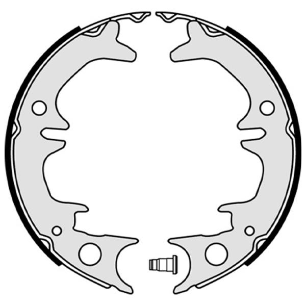 Тормозные колодки Brembo S 83 543 задние/ барабанные photo 2 Тормозные колодки Brembo S 83 543 задние/ барабанные photo 2