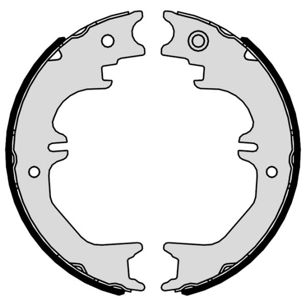 Тормозные колодки Brembo S 83 563 задние/ барабанные photo 2 Тормозные колодки Brembo S 83 563 задние/ барабанные photo 2