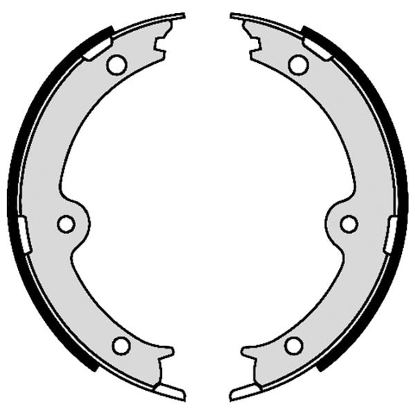 Тормозные колодки Brembo S 83 564 задние/ барабанные photo 2