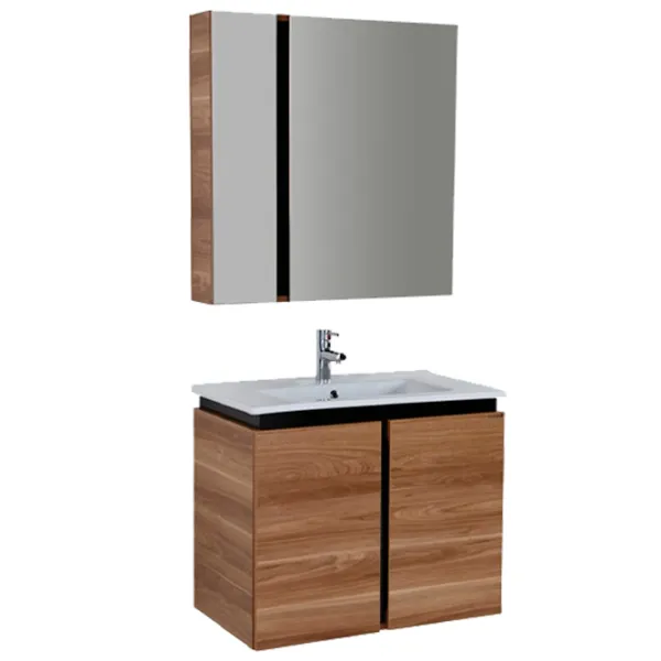 Dulap cu lavoar Creavit Verti Pe podea/ MDF/ Brown photo 2 Dulap cu lavoar Creavit Verti Pe podea/ MDF/ Brown photo 2