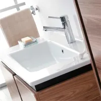 Dulap cu lavoar Creavit Verti Pe podea/ MDF/ Brown photo 4