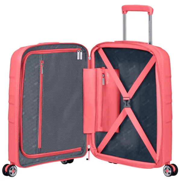Чемодан American Tourister Starvibe Spinner Expandable 37л/ Sun Kissed Кораловый photo 5 Чемодан American Tourister Starvibe Spinner Expandable 37л/ Sun Kissed Кораловый photo 5