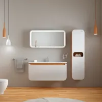Dulap cu lavoar Creavit Pion Pe perete/ MDF/ White photo 3