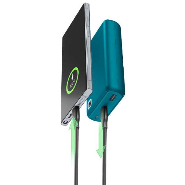 Power Bank Cellularline Essence Turbo 20000 mAh/ Green photo 5 Power Bank Cellularline Essence Turbo 20000 mAh/ Green photo 5