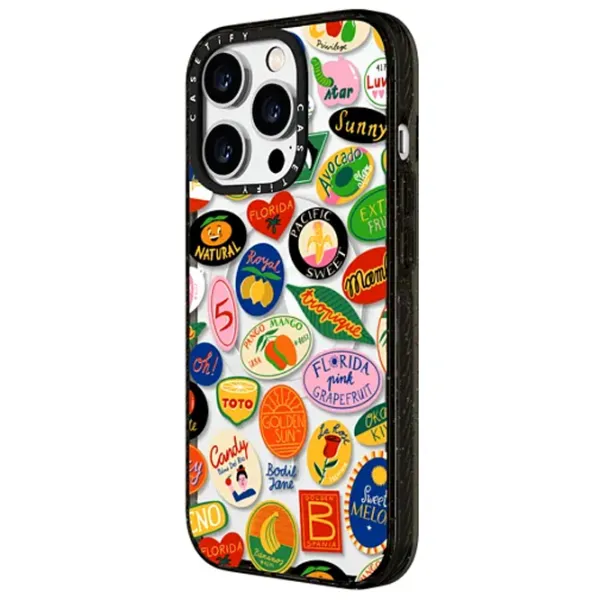 Husă pentru smartphone Apple iPhone 15 Pro Casetify/ MagSafe Back/ TPU/ Black Multicolor photo 2