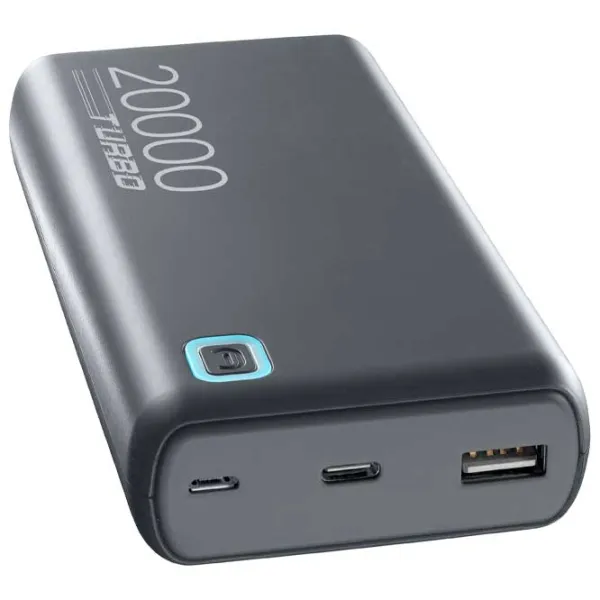 Power Bank Cellularline Essence Turbo 20000 mAh/ Gray photo 2 Power Bank Cellularline Essence Turbo 20000 mAh/ Gray photo 2