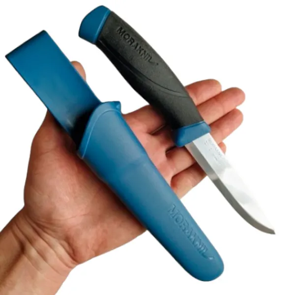 Нож Morakniv Companion Navy Blue 13089 для повседневного использования/ Sandvik 12C27 photo 5