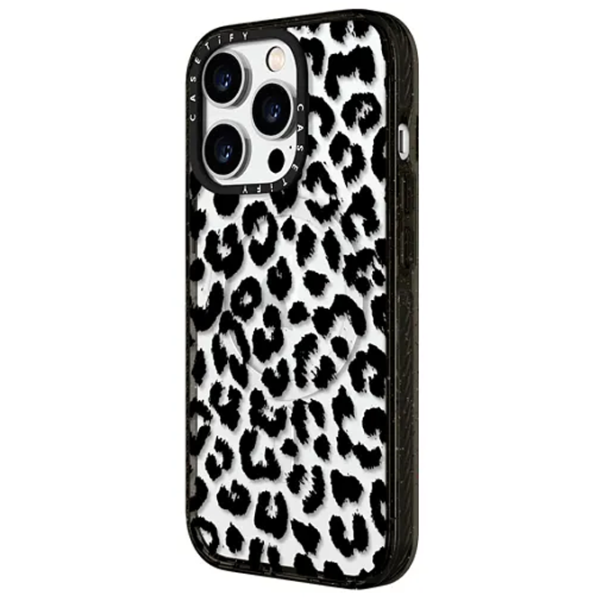 Husă pentru smartphone Apple iPhone 15 Pro Casetify/ MagSafe Back/ TPU/ Transparent Black photo 2