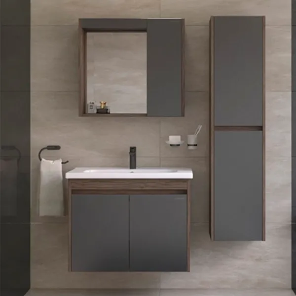 Dulap cu lavoar Creavit Link Pe perete/ MDF/ Brown photo 3 Dulap cu lavoar Creavit Link Pe perete/ MDF/ Brown photo 3