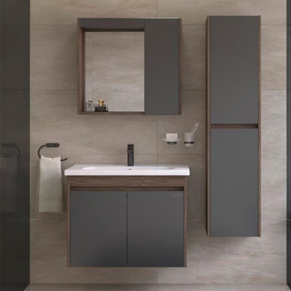 Dulap cu lavoar Creavit Link Pe perete/ MDF/ Brown photo 3 Dulap cu lavoar Creavit Link Pe perete/ MDF/ Brown photo 3