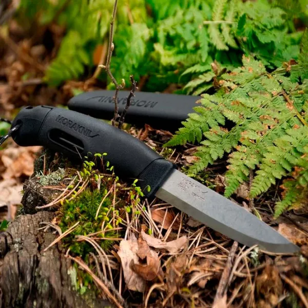 Нож Morakniv Companion Spark Black 13567 кемпинговый/ Sandvik 12C27 photo 4