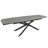 Masă de bucătărie extensibilă DecoPrim Lea Ceramică/ Dark Gray photo 2