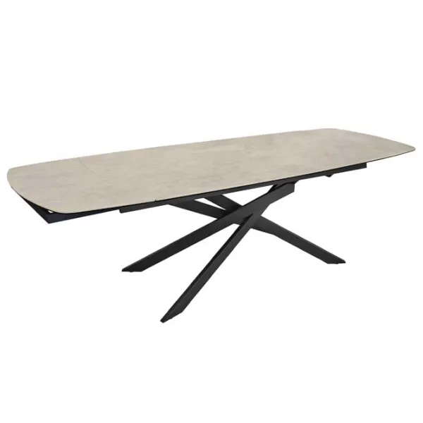Masă de bucătărie extensibilă DecoPrim Lea Ceramică/ Gray photo 2